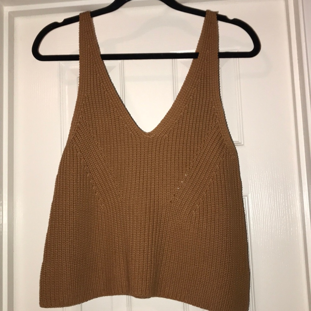 NWT Cropped Sweater Tank